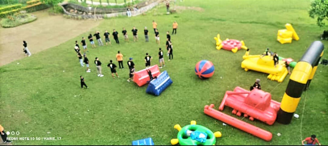 dokumentasi gathering outbound anyer sinergi adventure