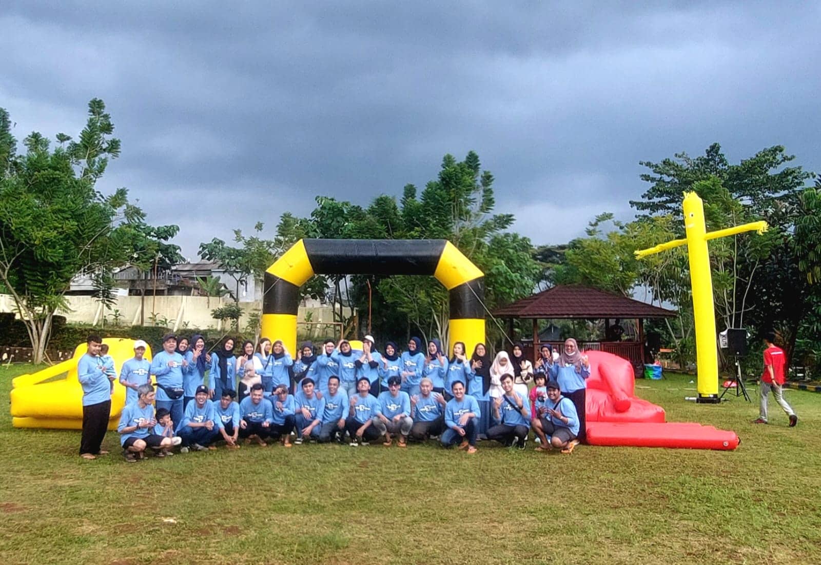 dokumentasi gathering outbound anyer sinergi adventure