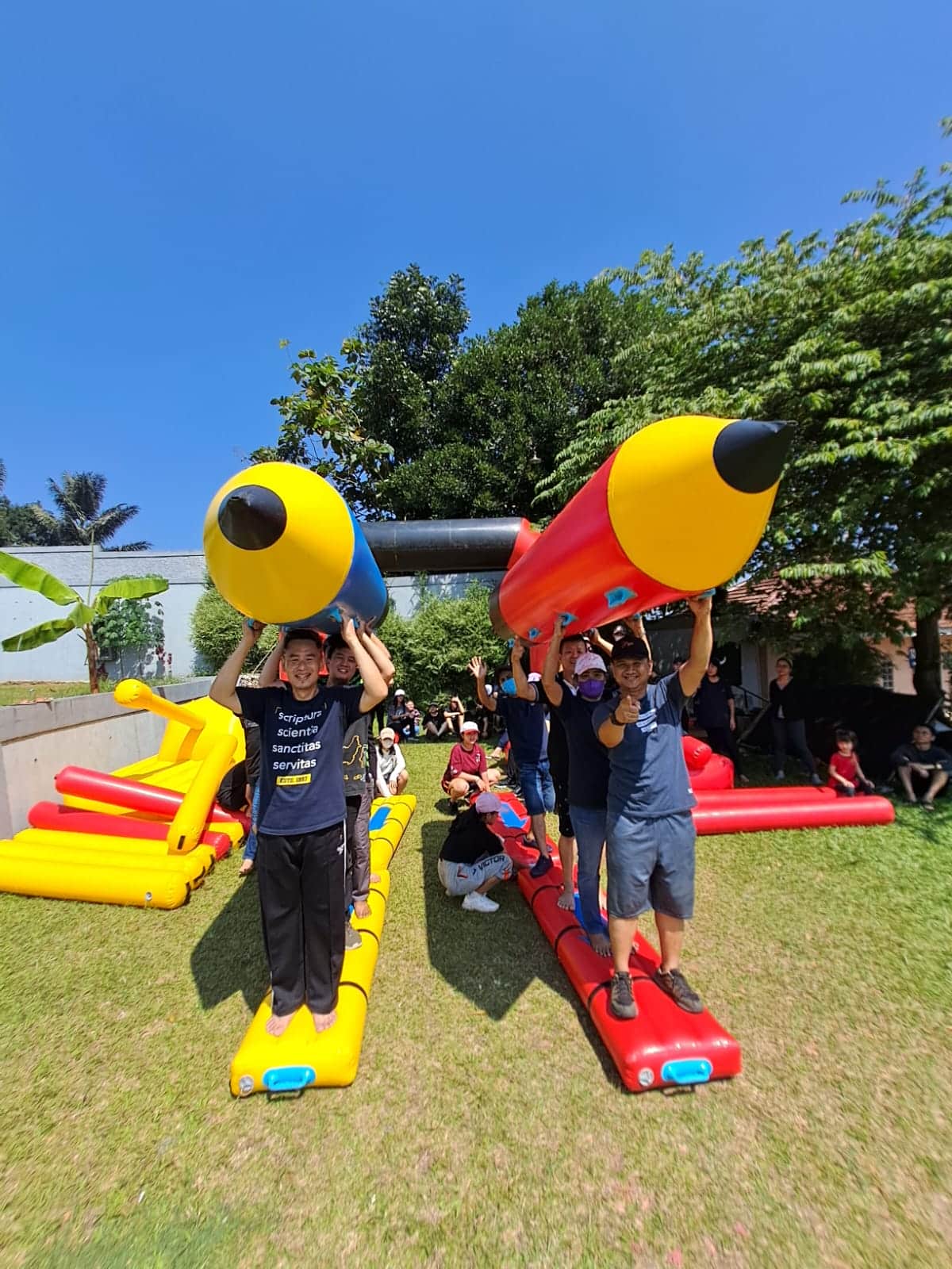 dokumentasi gathering outbound anyer sinergi adventure